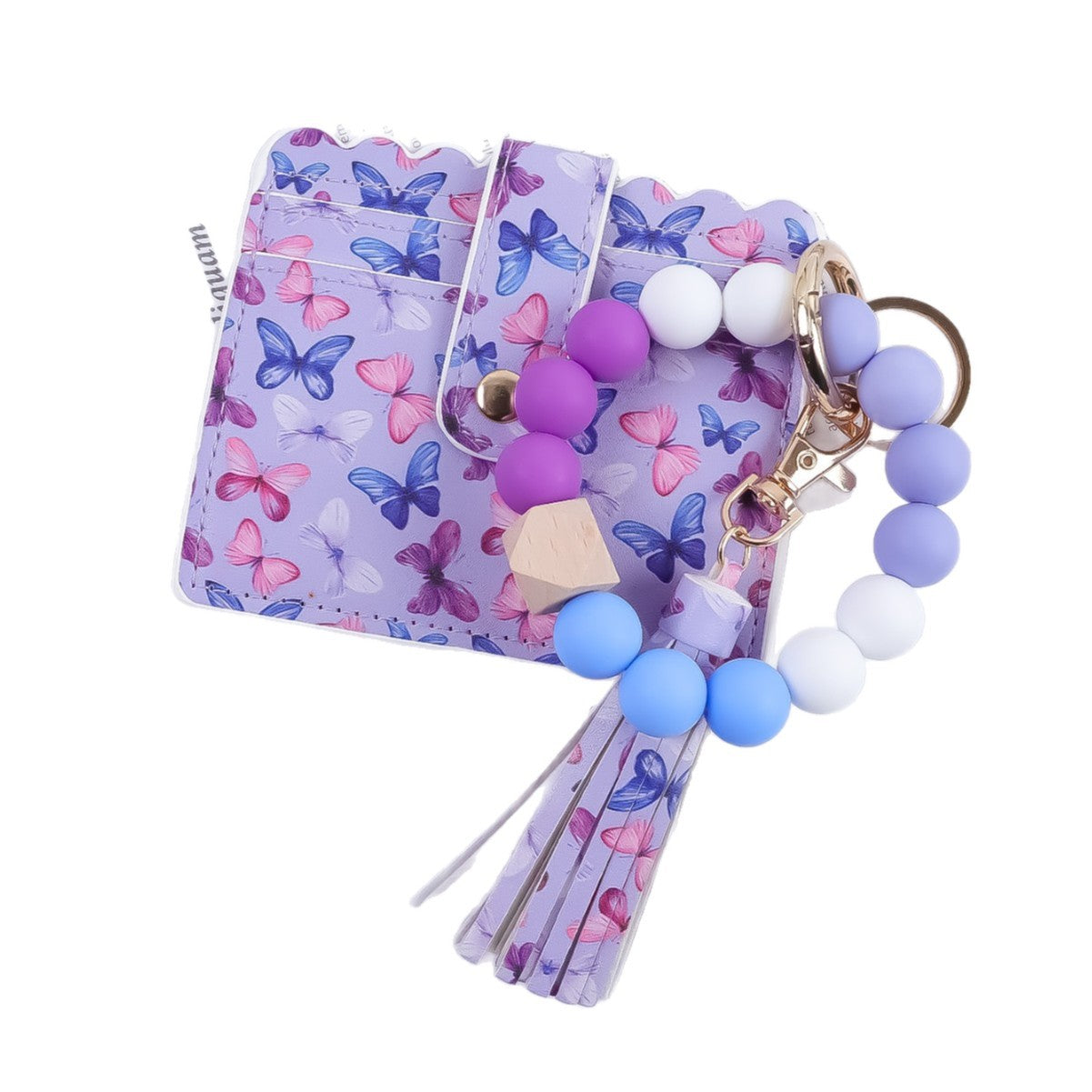 Wholesale Butterfly Print Wallet Keychain